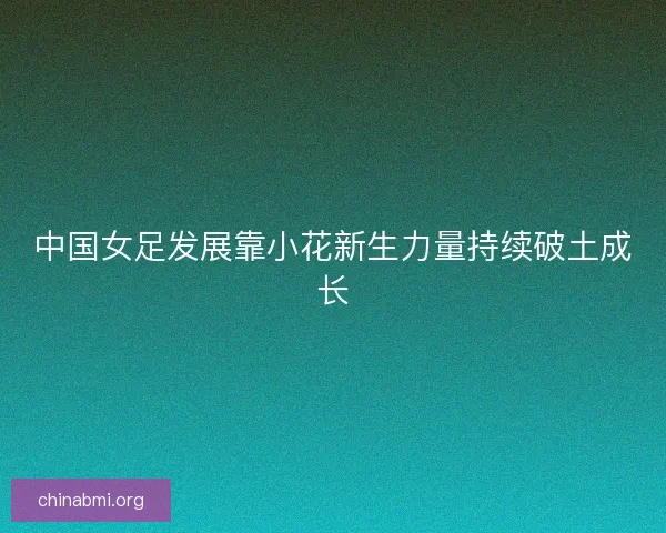 中国女足发展靠小花新生力量持续破土成长